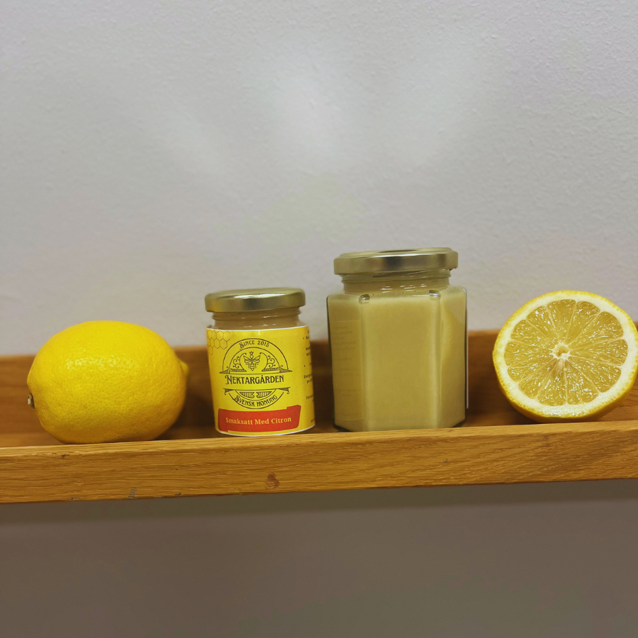 Smaksatt honung med citron