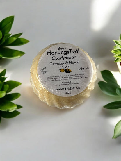 Honungstvål med getmjölk från Nektargården – naturlig handgjord tvål för mild och återfuktande hudvård